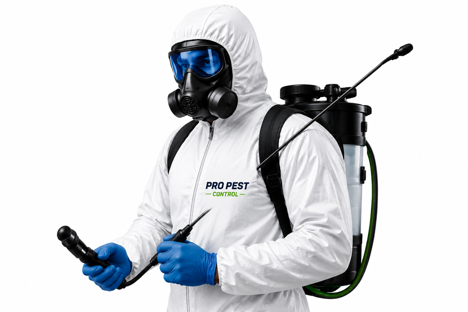 Technicien Pro Pest Control en intervention
